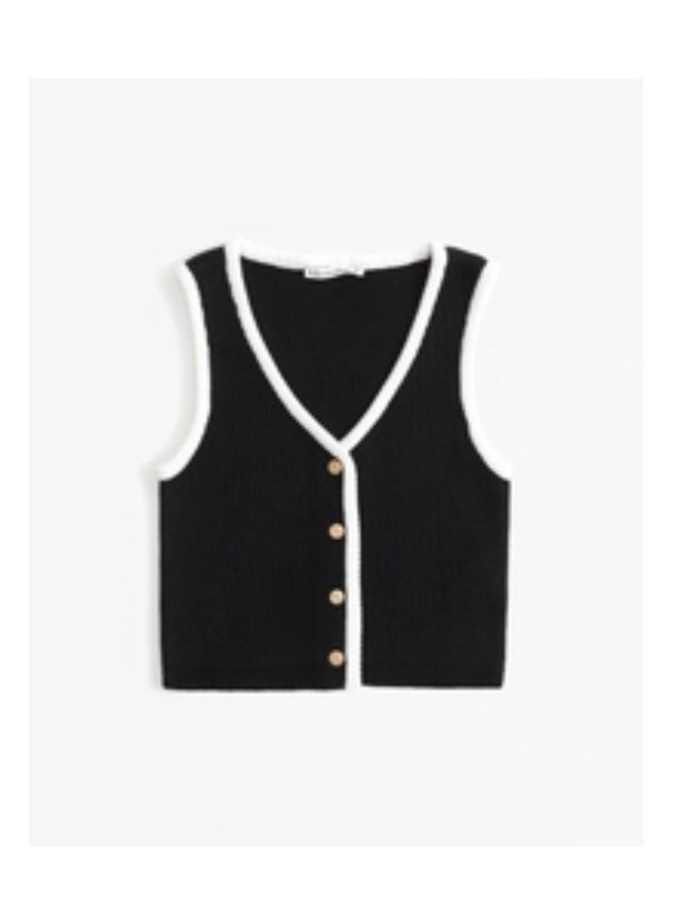 NWOT Abercrombie Mara Button-Up Sweater Vest